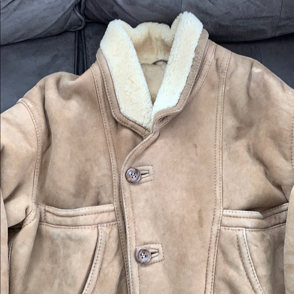 Men’s large sheepskin coat